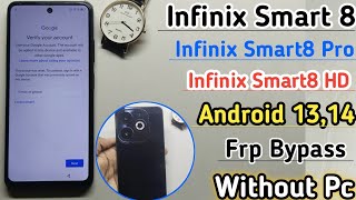 Infinix Smart8 / 8Pro Frp Bypass 2025 || Without Pc Google Account Unlock | Palm Store Not Open |