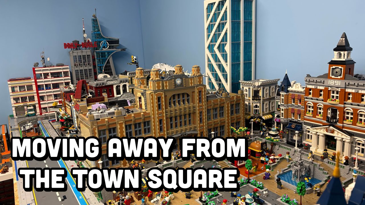 Переходим от городской площади к обновлению LEGO CITY.