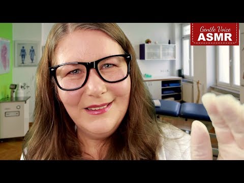 ASMR SCHOOL NURSE︱Wound Treatment & Physical Exam︱Deutsch/German