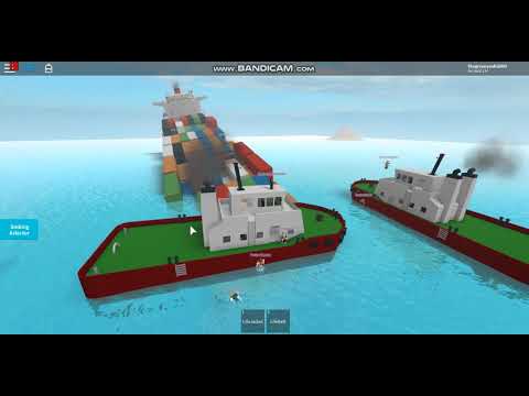 I Sunk My Own Tugboat Roblox Sinking Ship Youtube