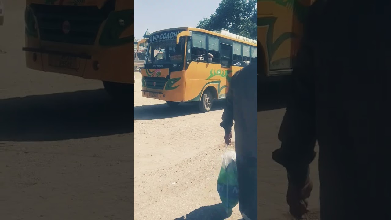 Vip coach bus service at SunderNagar bus stand