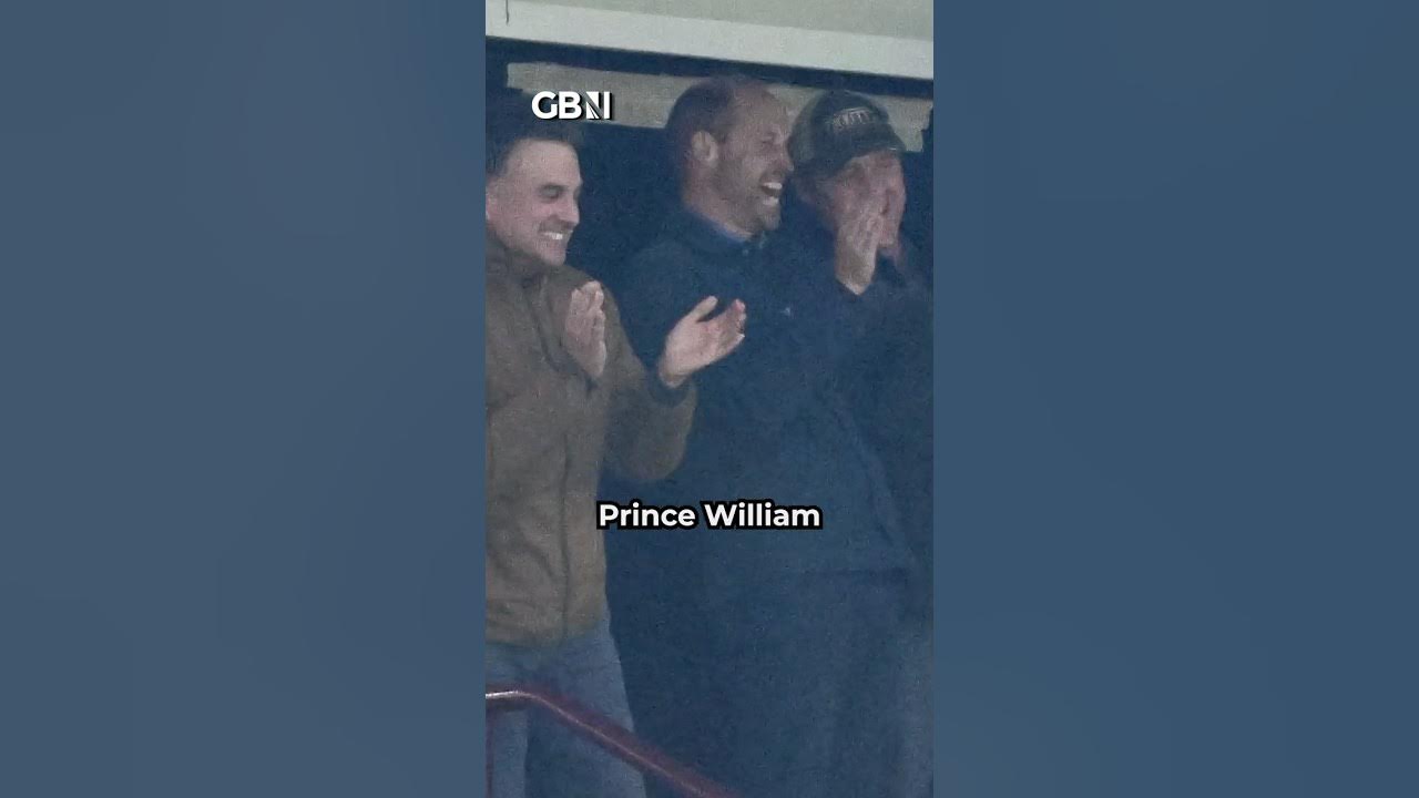 Prince William CELEBRATES as super sub Jhon Duran scores winning goal for Aston Villa
