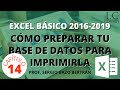 Curso GRATUITO de EXCEL BÁSICO | Parte 14 | Aprende a preparar un documento para mandarlo a IMPRIMIR