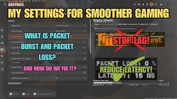 Packet Burst Solutions: My Settings for Smoother Gaming (IPs in the description)