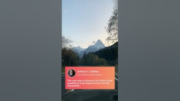 The only way to discover the limits of the possible is to go beyond them into the impossible