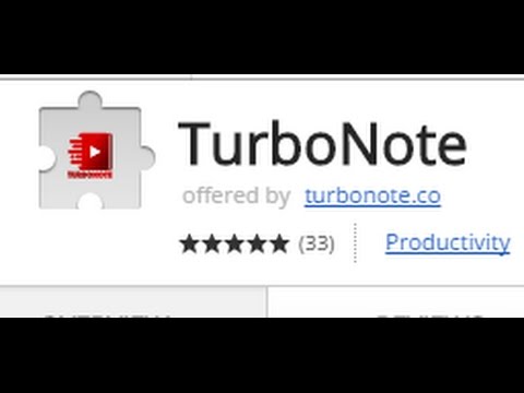 Turbo Notes Intro to TurboNote for notes on YouTube videos - YouTube