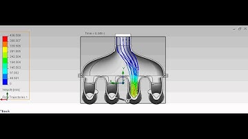 FSAE Intake Flow Animation CBR600RR