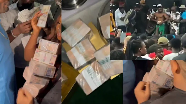 Zubby Michael and Emoney sprays money at Obi Cubana mother's burial full video