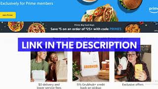 How to Score a Year of Free Food Delivery on Grubhub with Prime