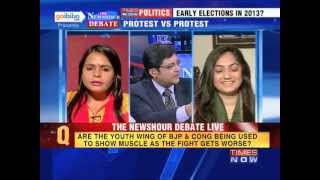 The Newshour Debate: Is Youth Wing = Muscle Power for our political parties?