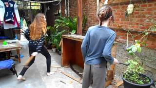 Kids destroying a cabinet #1 by Laura Lees 131 views 7 years ago 1 minute, 14 seconds