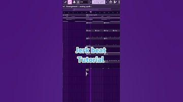 Jerk beat tutorial #beats #beat #jerk #jerkbeat #flstudio #fl #producer #prod #tutorial #viral #reel