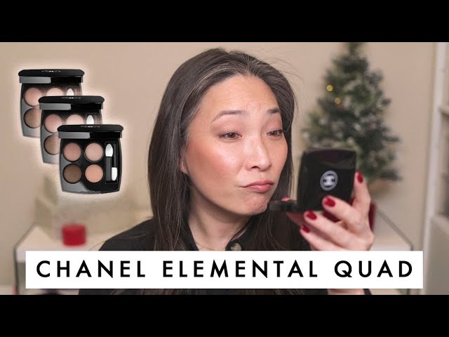 Видео-свотчи палетки теней для век Chanel Les 4 Ombres Eyeshadow Palette  352 Elemental Desert Dream Makeup Collection Spring 2020 - Swatches