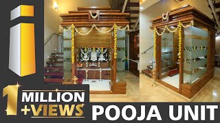 Pooja room designs latest 👉 Best ideas for pooja unit interior designs | i Build Interiors