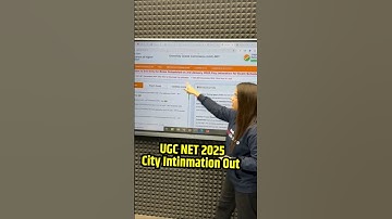 UGC NET City Intimation Out | UGC NET Jan 2025 City Intimation | #ugcnetcityintimation #ugcnet