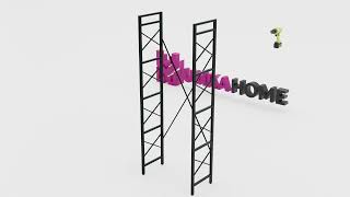 Umka Home İki Telli Kitaplık