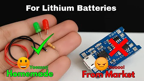 DIY Lithium Battery Charging Module | Homemade TP4056 Charging Module #batterycharger #tp4056