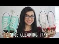 HOW I CLEAN SHOES! | SHOE CLEANING TIPS