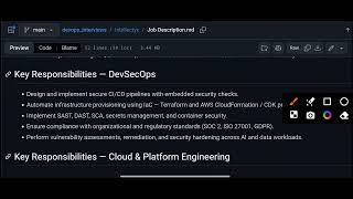 Intellectyx DevSecOps Interview 1st round questions & JD 