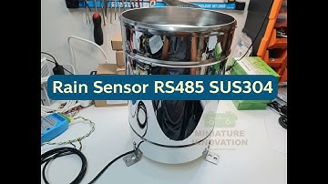 เซ็นเซอร์วัดปริมาณน้ำฝน RS485  Stainless Steel SUS304 Bucket Rain Gauge sensor output RS485 Rainfall