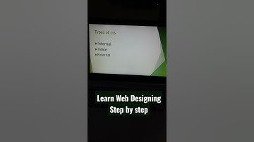 learn Web Designing Step by Step , What is web Designing? , What is css ?