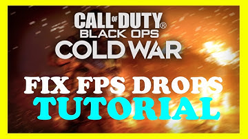 Black Ops Cold War - How to Fix FPS Drops & Stuttering | Complete TUTORIAL 2022