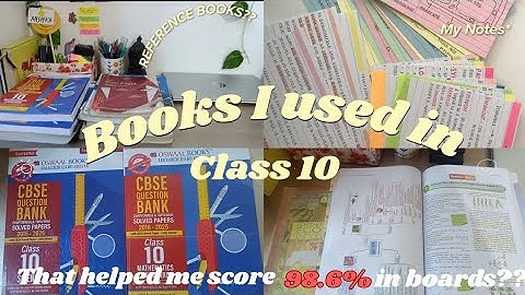 Best Books for class 10 CBSE 2025-26📚| Best Reference Books for Class 10 | Scored 98%+ using them✨