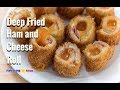 Deep Fried Ham and Cheese Roll