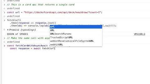 Using the fetch API with and without async/await
