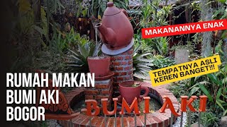 KULINER BOGOR || RUMAH MAKAN BUMI AKI Padjadjaran Bogor