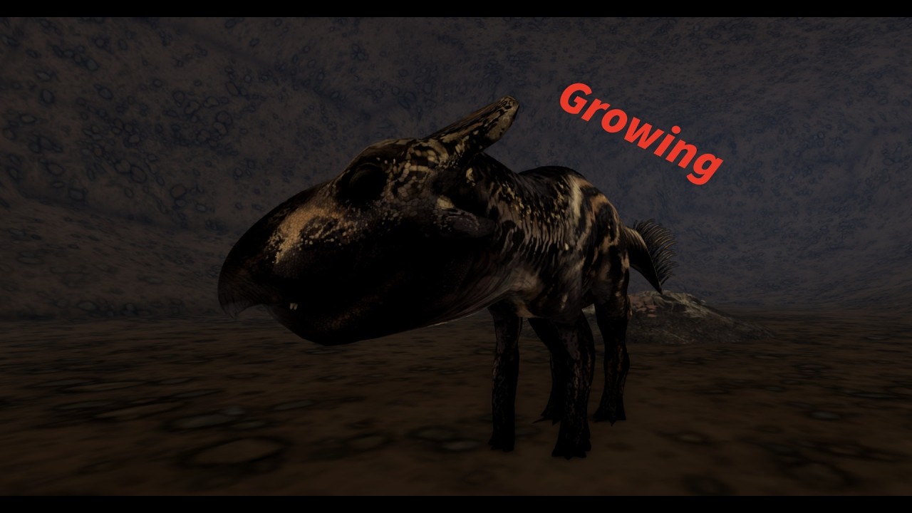 Roblox: Prior Extinction - The Chaotic life of a Protoceratop(Growing)Part1