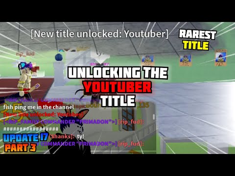 [New] Unlocking One Of The Rarest Title In Blox Fruits!! [Meeting