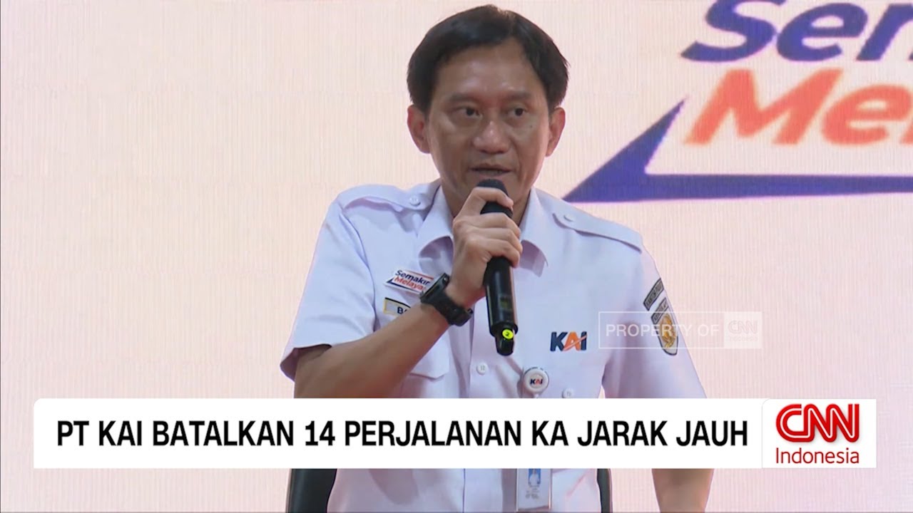 FULL Konpers KAI Batalkan 38 Perjalanan Kereta Akibat Banjir di Pantura