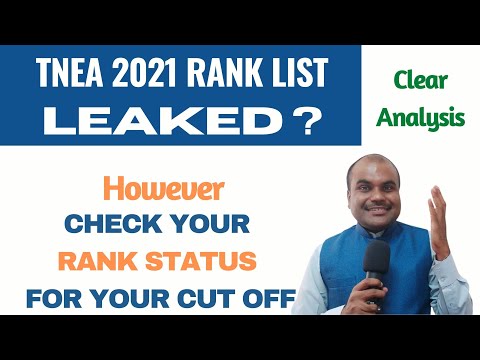 BREAKING | TNEA 2021 | RANK LIST RELEASED | Initial ANALYSIS | Sky Rocketing HIKE in Cut off | LIVE