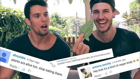 READING VEGAN HATE COMMENTS #2