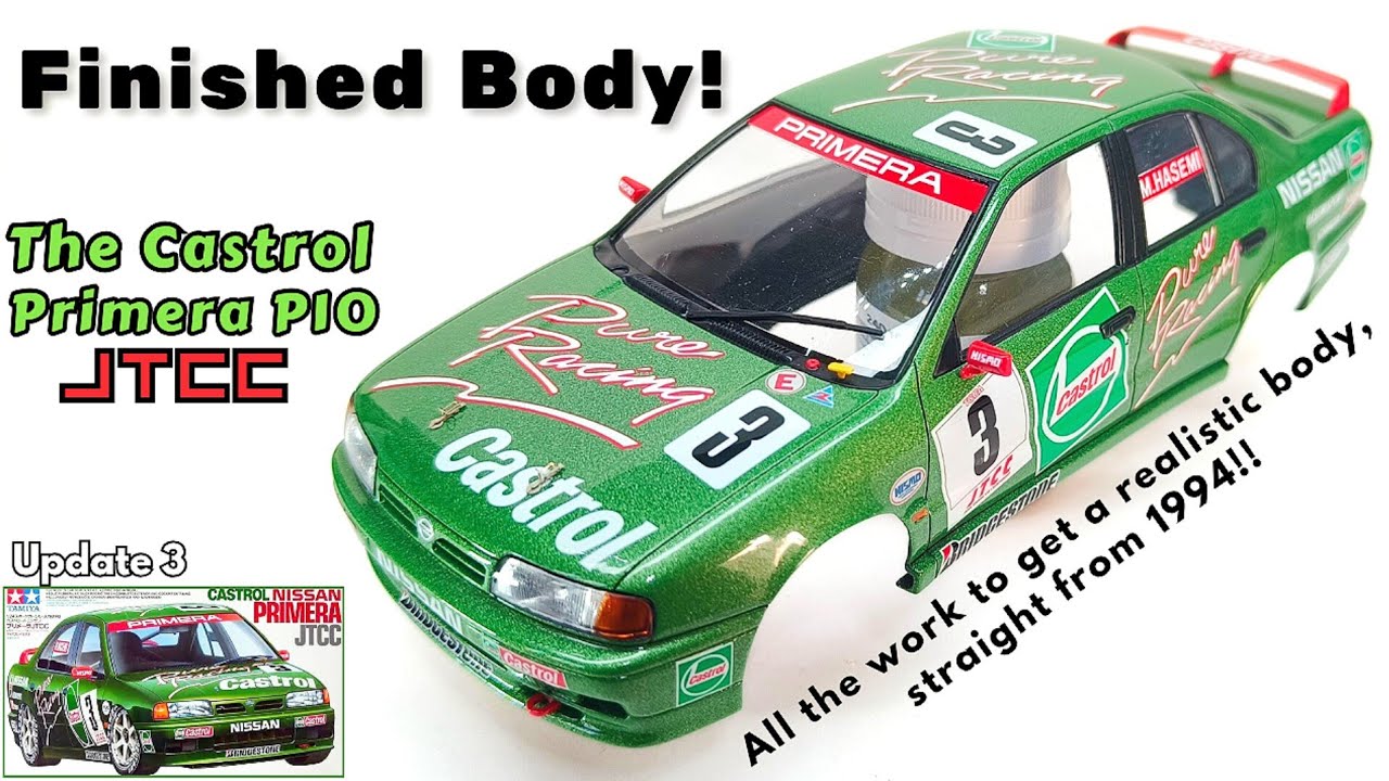1/24 Castrol Nissan Primera JTCC – Final Body Details
