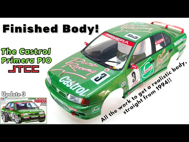 イノモデル Nissan Primera 1994 Castrol Inno64 1:64 Nissan Primera (P10) #3 