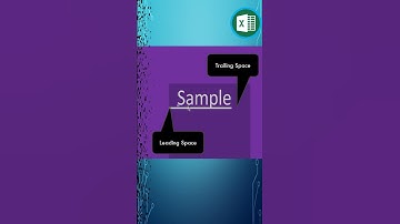 How to Delete Leading and Trailing Spaces from Cells in Microsoft Excel