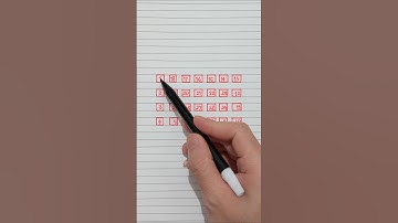 Draw a checkered path with numbers? #drawing #line #iqtest #shorts