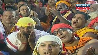 Puri: Sevayats Singing 'Aahe Nila Saila' On Bahuda Jatra