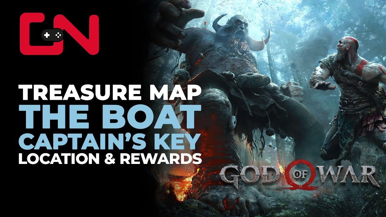 God of War Boat Captain's Key Treasure Map Location & Solution YouTube