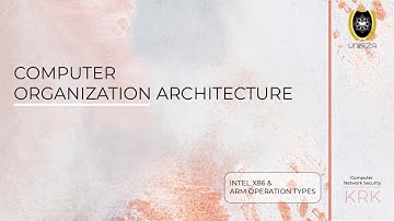 CSF11203 | VIDEO PRESENTATION | INTEL X86 & ARM OPERATION TYPES