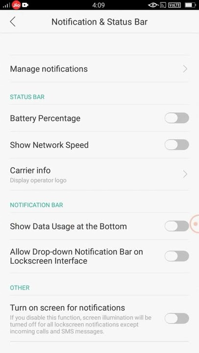 how to enable notifications States Bar oppo all mobile working trick #shorts #information #status