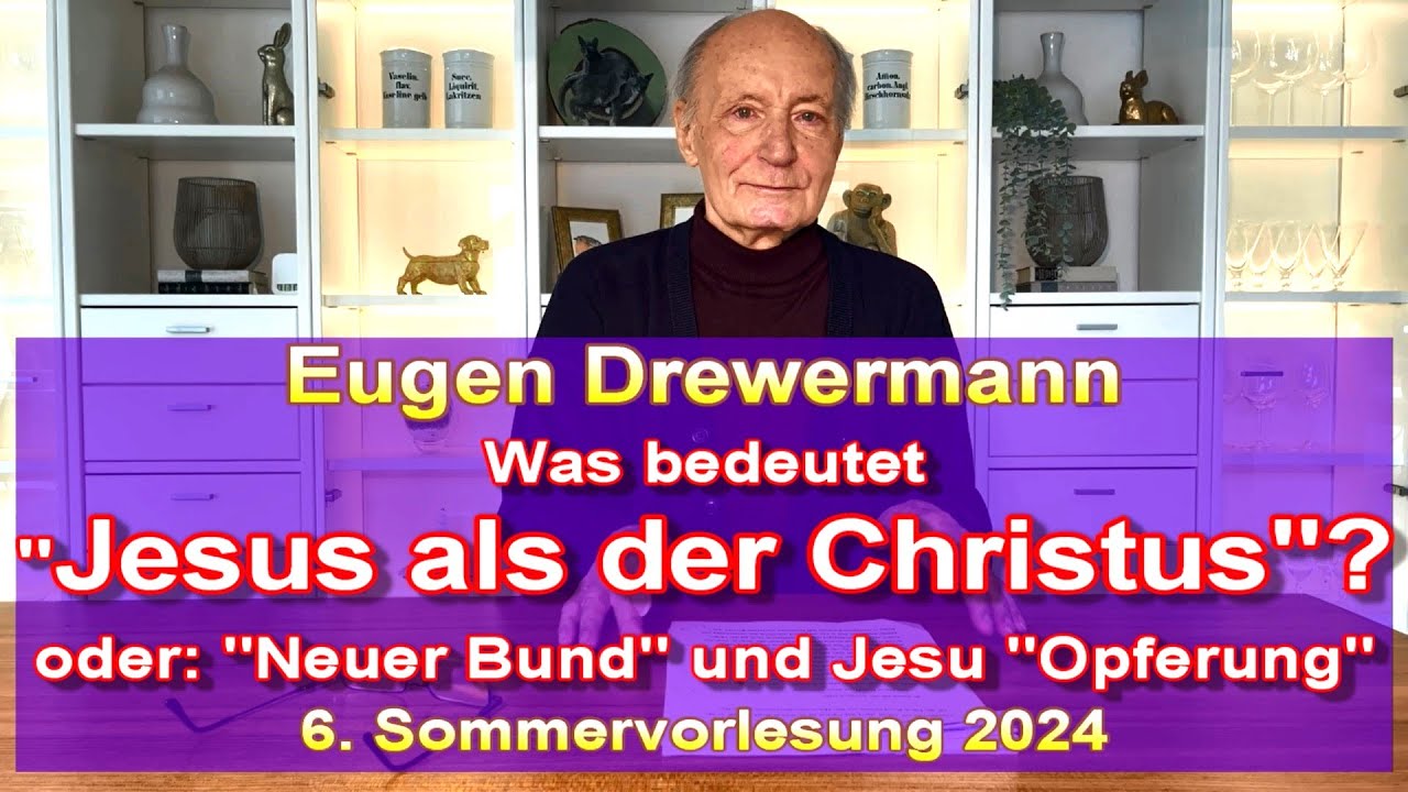 Drewermann: Nur im Frieden bewahren wir uns selber. Bergpredigt als Zeitenwende. PAX CHRISTI München