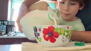 Mother And Son Kitchen Hour