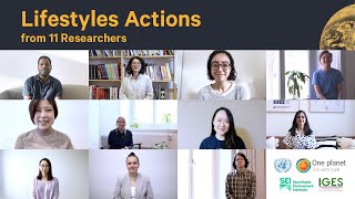 Sustainable Lifestyles Actions from 11 Researchers Guide
