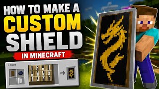 How to Make a Custom Shield in Minecraft 🔥