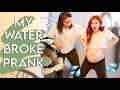 MY WATER BROKE PRANK ON WIFE