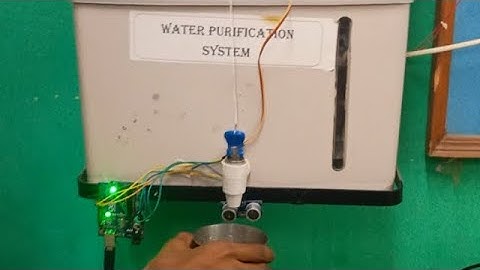 “Automatic Water Dispenser using Arduino Nano | Ultrasonic Sensor & Servo Motor Project”