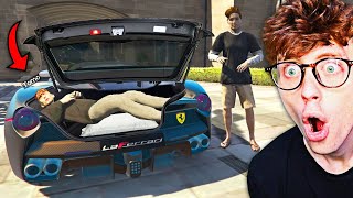 I Spent The Night In My Big Brothers SUPERCAR & He Had NO IDEA (GTA 5 RP)